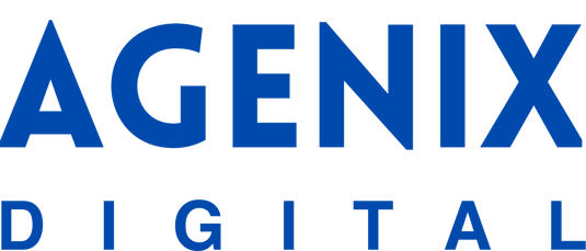 Transparent AGENIX Logo Blue